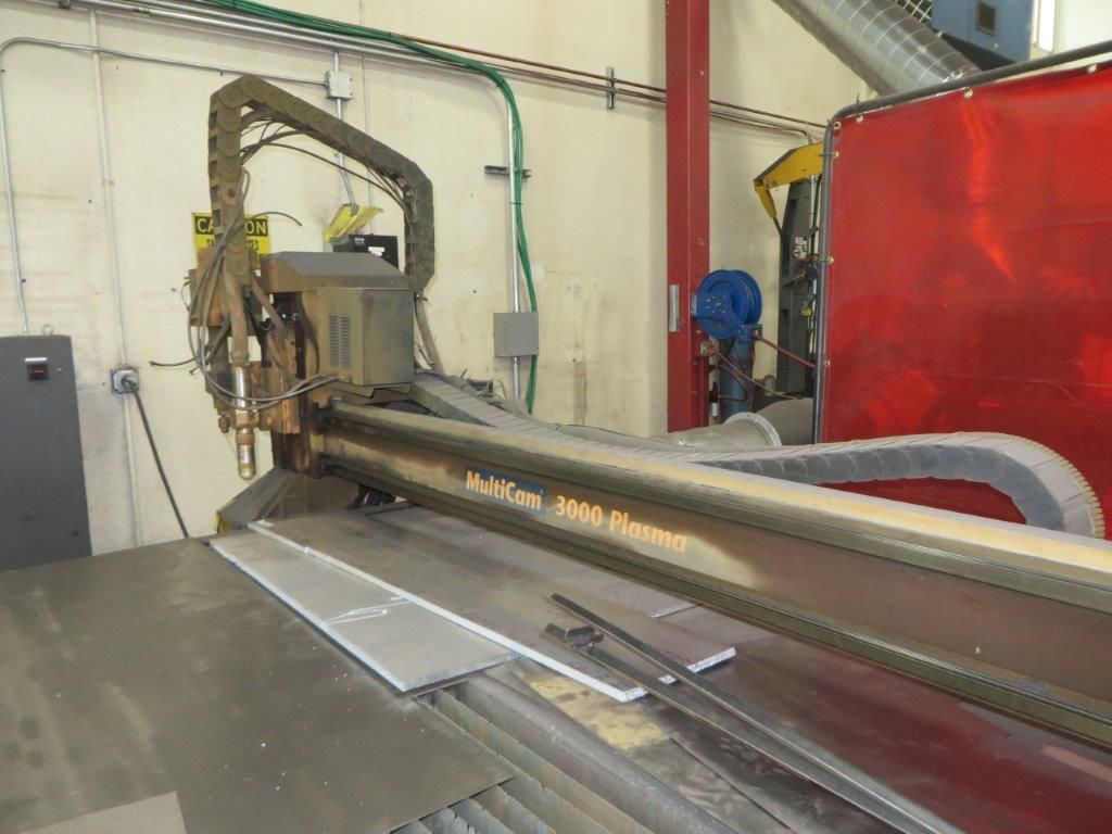 Multicam 3000 CNC Plasma Cutter, Machine ID: 8352